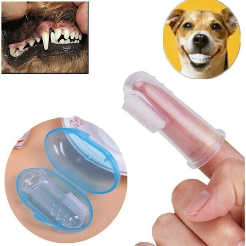 Super Soft Pet Finger Toothbrush for Fresh Breath and Tartar-Free Teeth