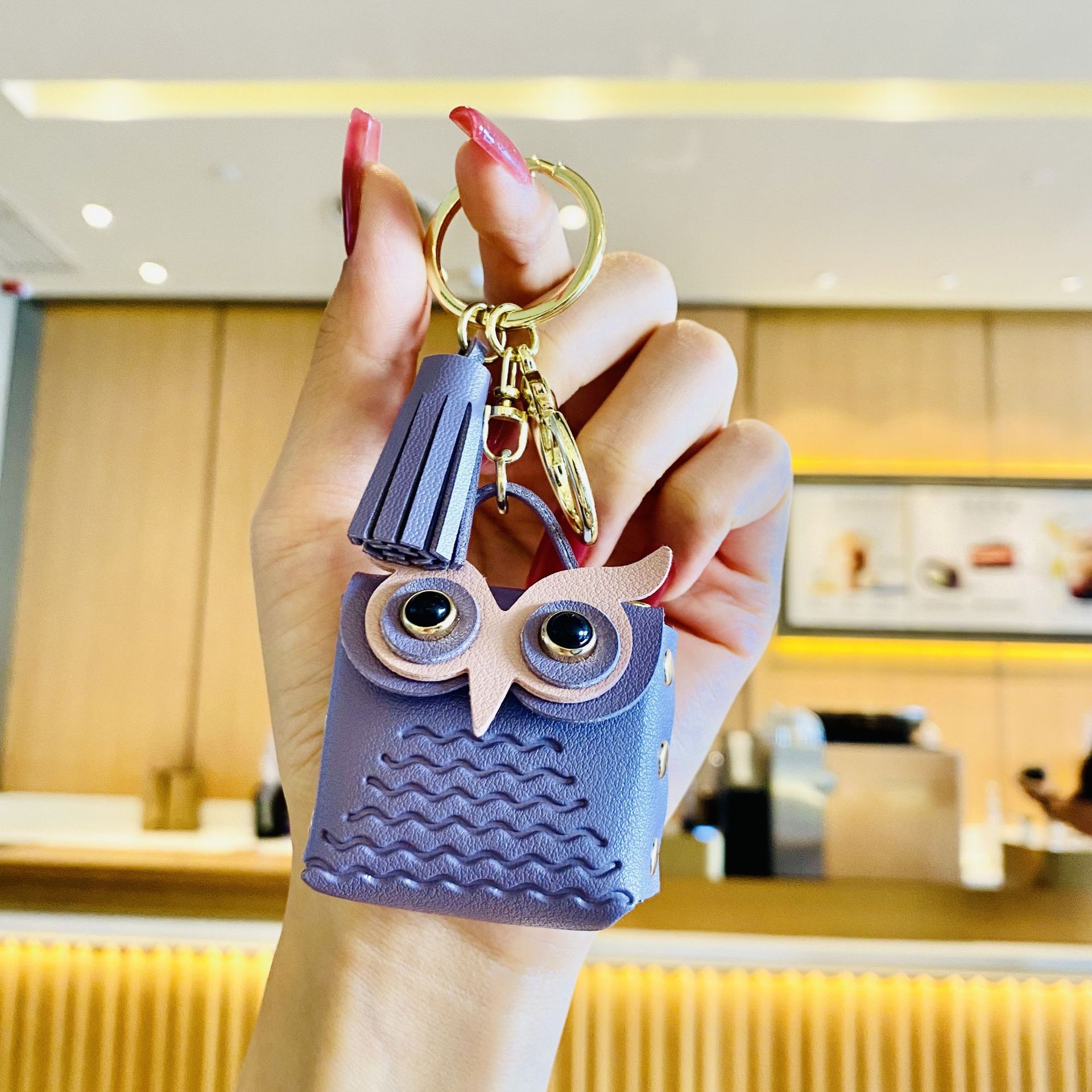 Cute Cartoon Owl Coin Purse Keyring - Perfect Gift For Men & Women - With  Lobster Clasp - Temu Belgium
