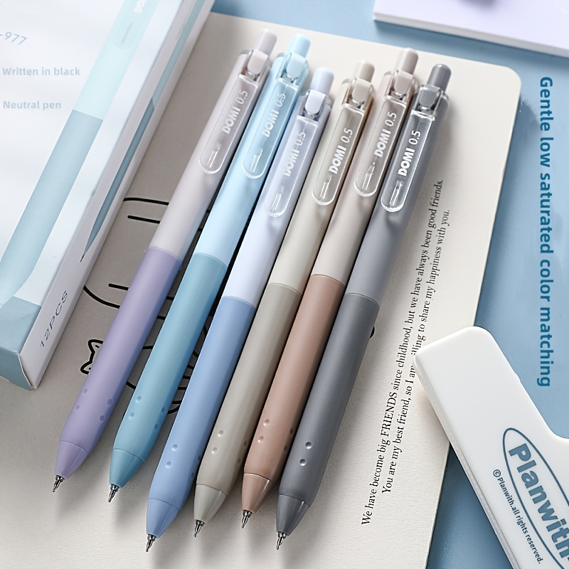 Brushing Pen Neutral Pen Wholesale Simple Press type Small - Temu