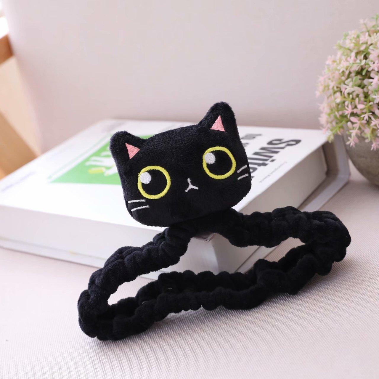 Adorable Cat Car Neck Pillow Cartoon Cat Head Car Headrest - Temu