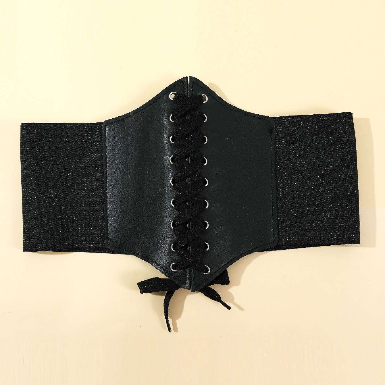 Women's Pu Leather Corset Cinch Waistband Waspie Waist Belt - Temu Canada