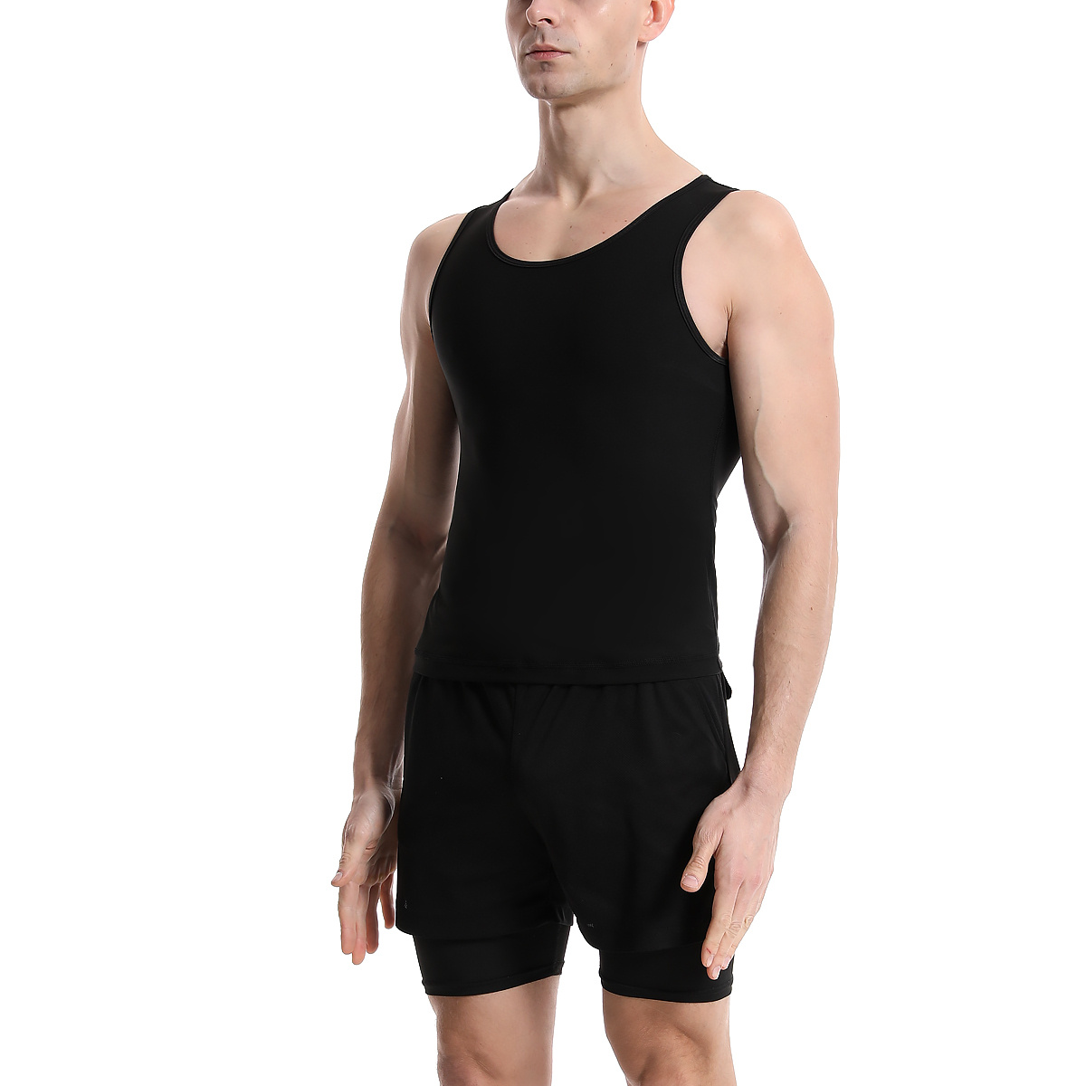Men Slimming Body Shaper Short Sleeves Top,Men Slimming Tank Undershirt Abs  Abdomen Slim Tank Top Compression Shirt Muscle Shapewear T-Shirt for  Fitness,Tummy Control,Ecersice (Black, XL) : Buy Online at Best Price in