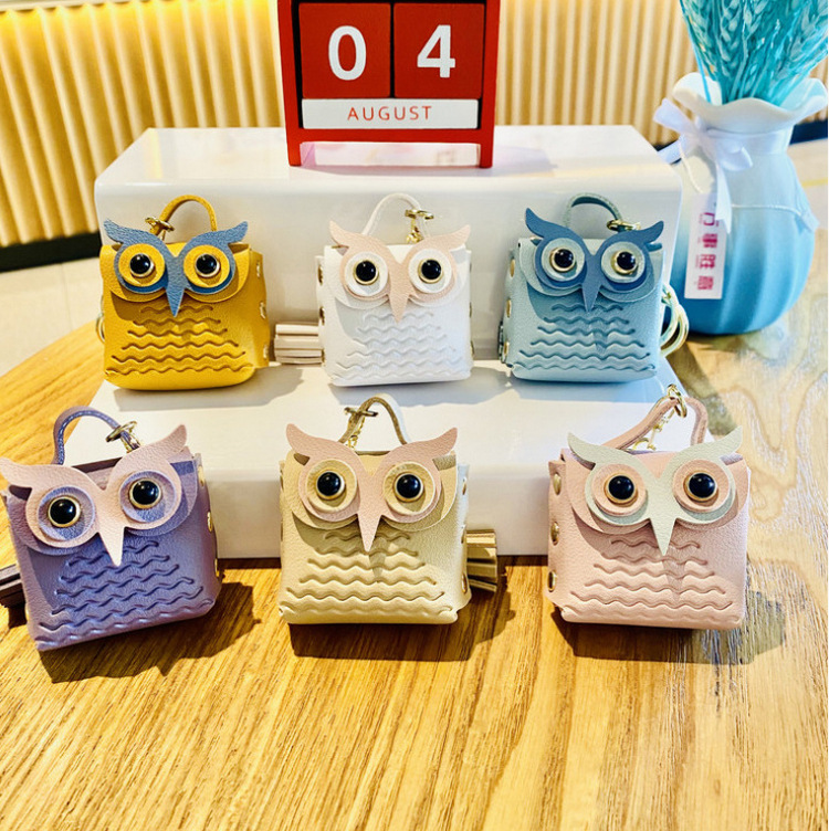 Cute Cartoon Owl Coin Purse Keyring - Perfect Gift For Men & Women