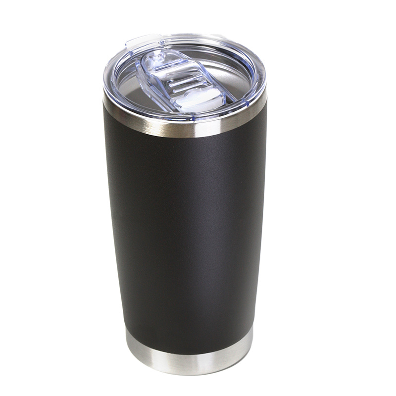 Source wholesale bulk cheap stainless steel straight travel wine cups  coffee egg mug tumbler with lid on m.