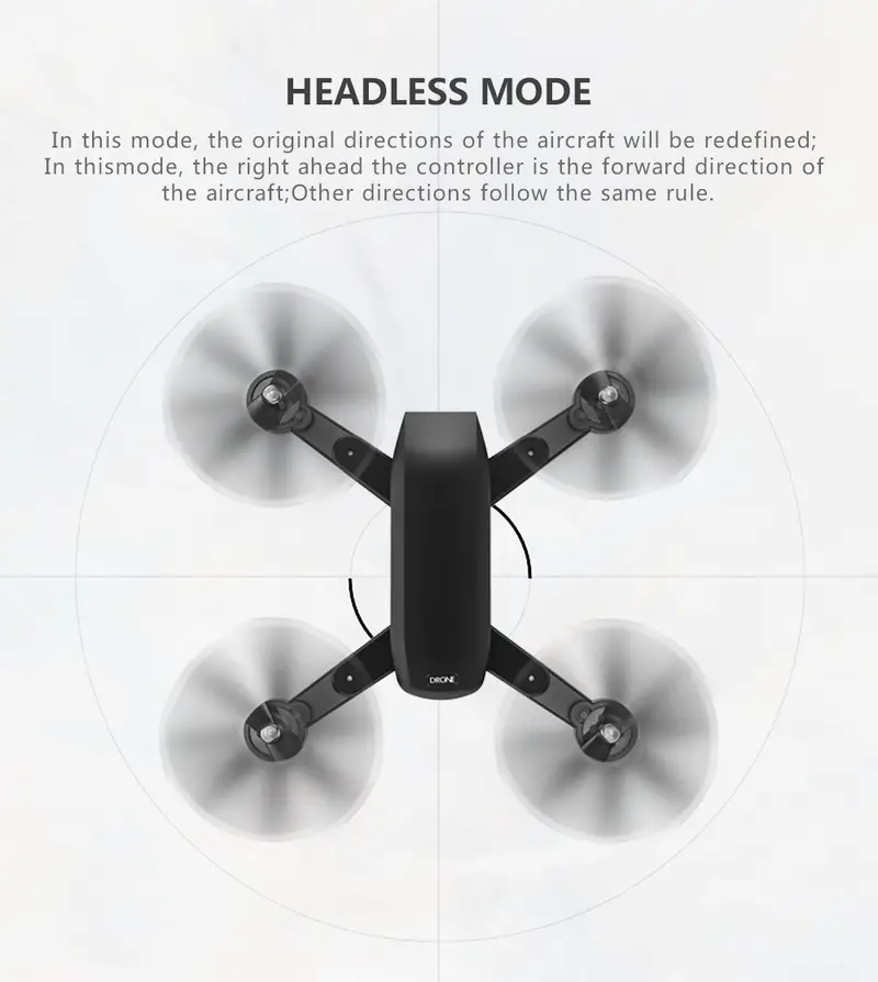 drone with camera for adults quadcopter with brushless motor auto return home long control range includes carrying bag details 2
