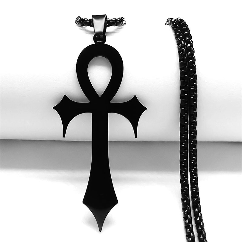 Necklace - Ankh Silver - The darkest Metal, Rock and Gothic online shop