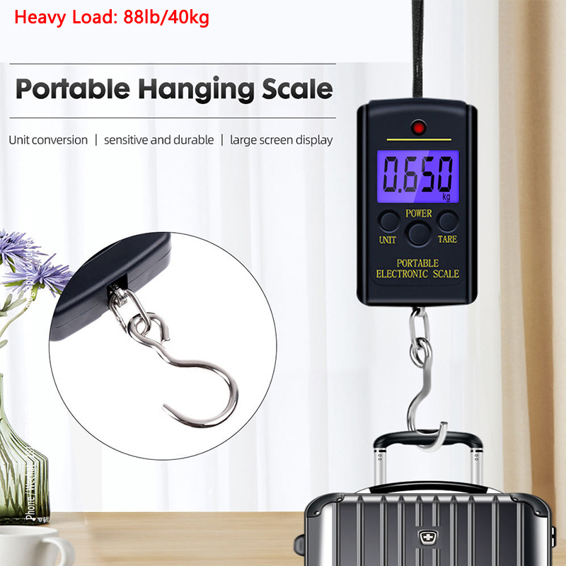 Goxawee Portable Luggage Scale Digital Precise Mini Fish - Temu