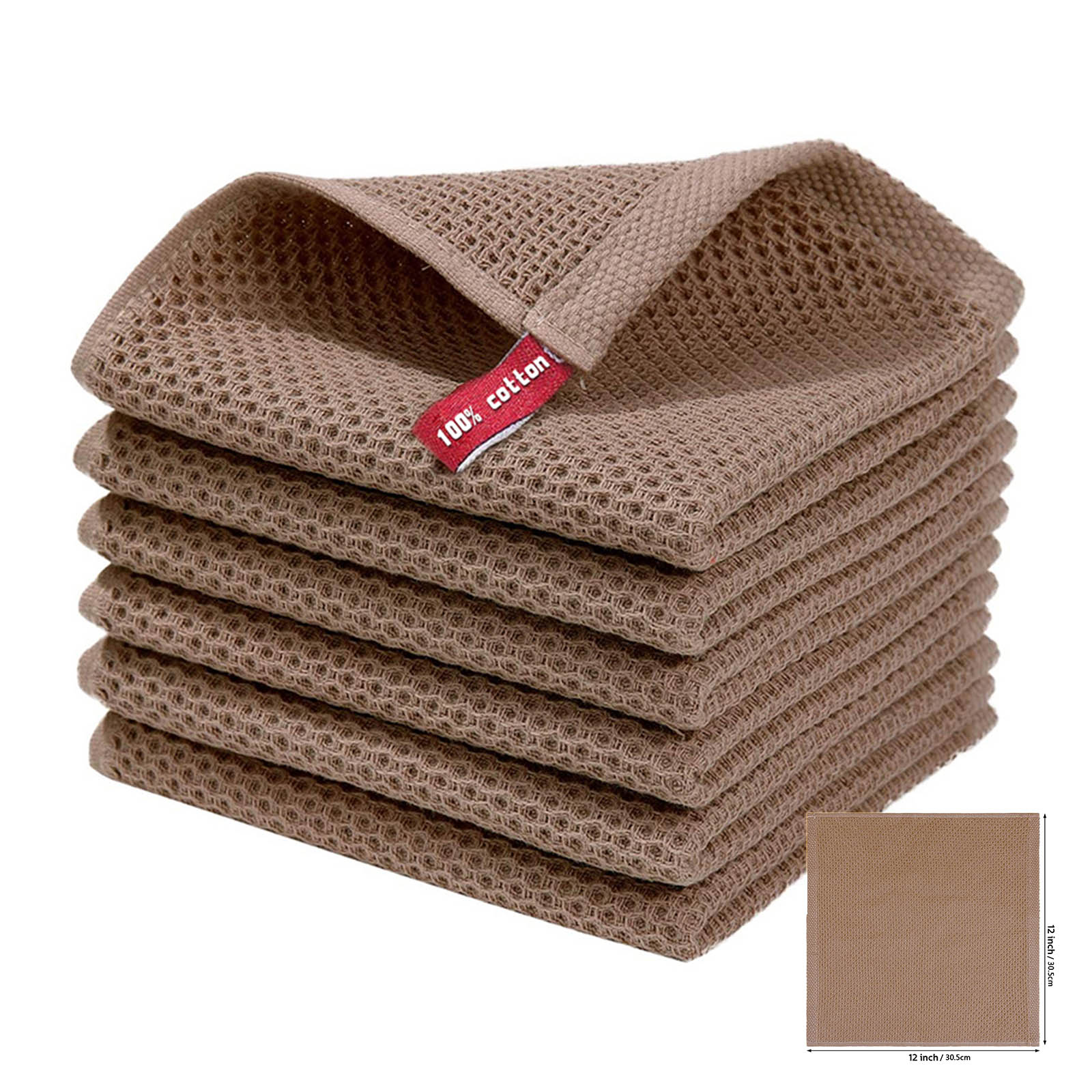 Waffle Plaid Dish Cloths, For Coffee Shop Milk Tea Shop Bar Cleaning Rag,  Household Woven Cleaning Rags, Absorbent Quick Drying Dish Towels, Scouring  Pads, Kitchen Accessories - Temu