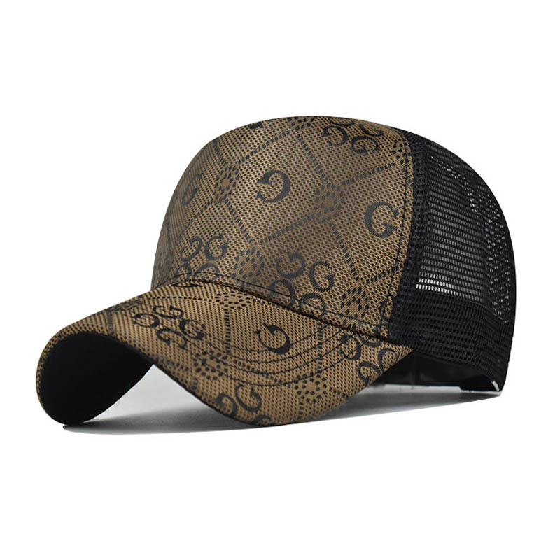 Men's Letter Print Baseball Mesh Breathable Adjustable - Temu