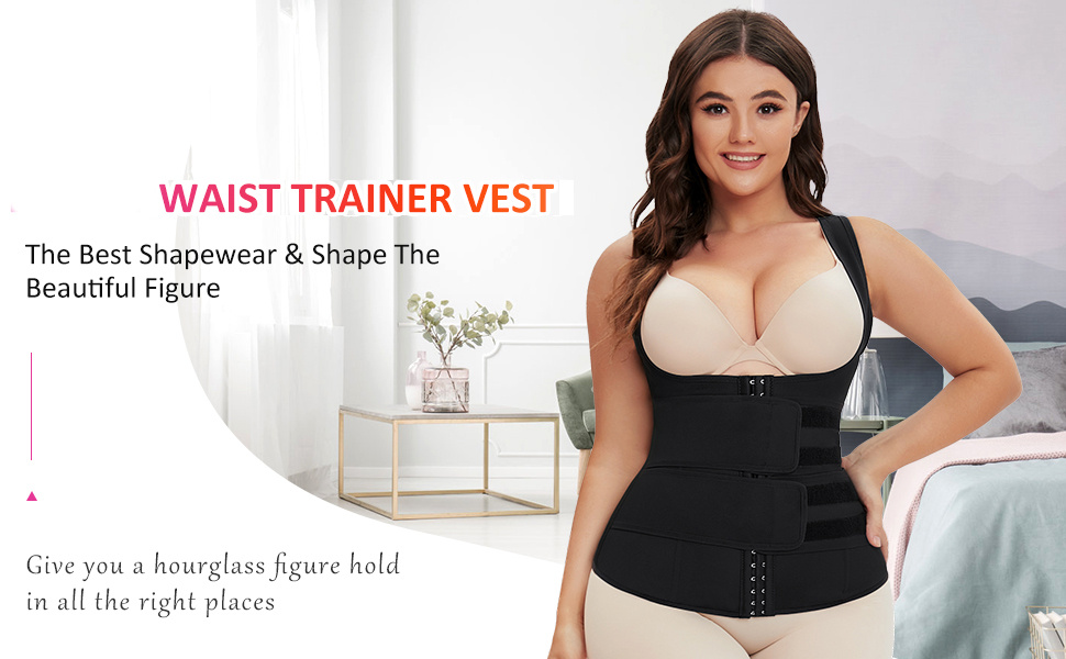 SCARBORO Tummy Control Shapewear, Waist Trainer Body Shaper Butt Lifter  Open Bust Bodysuit, Women's Underwear & Shapewear