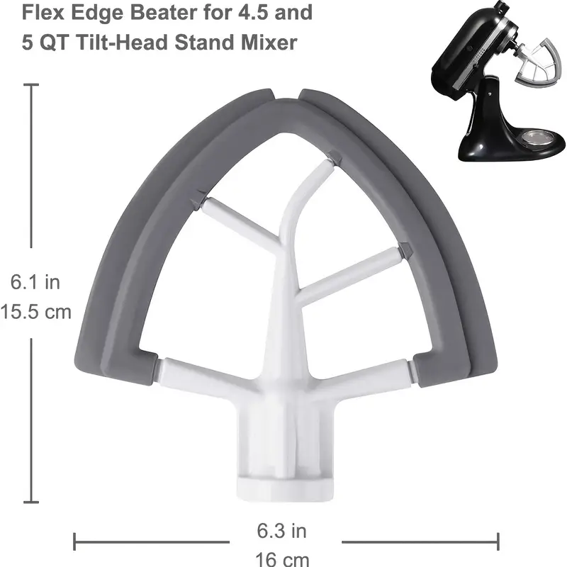 Flex Edge Beater For Kitchenaid Tilt head Stand Mixer 4.5 5 - Temu