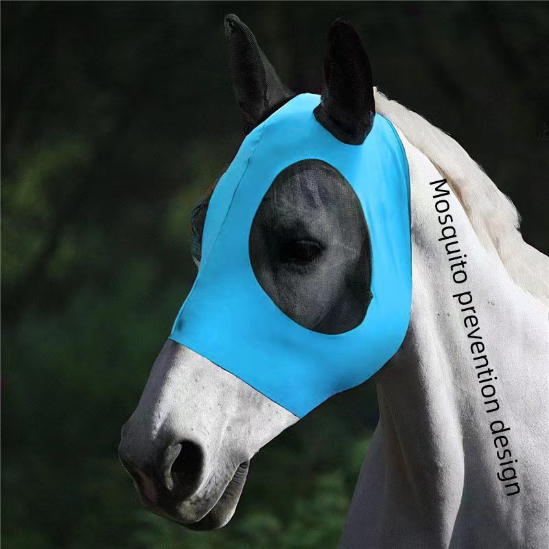 Breathable Anti mosquito Horse Head Cover Equestrian Temu New Zealand