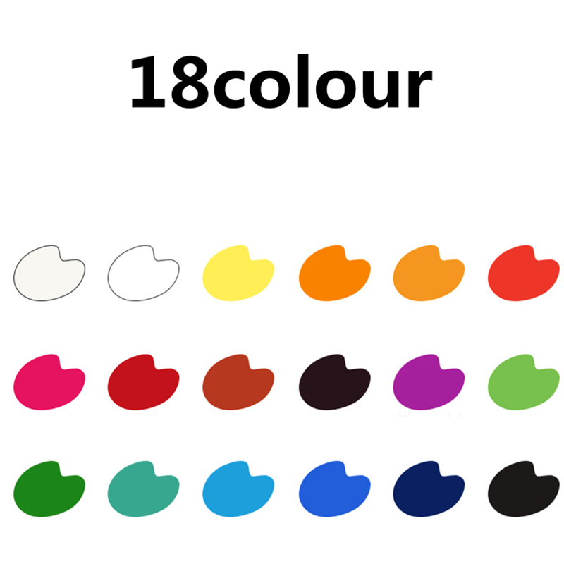 18/24 Colors Gouache Paint Set With Palette 30ml Watercolor