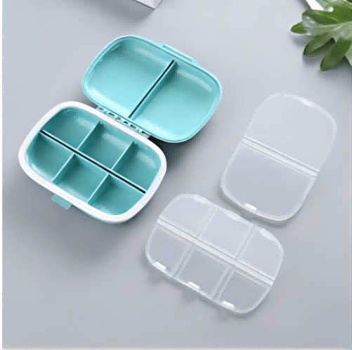 Travel Medicine Storage Box, Moisture-Proof Small Medicine Box Travel Pill  Organizer,Small Pill Box,Portable Medicine Holder Container for Travel Home  School Supplies College Dorm Essentials for Student