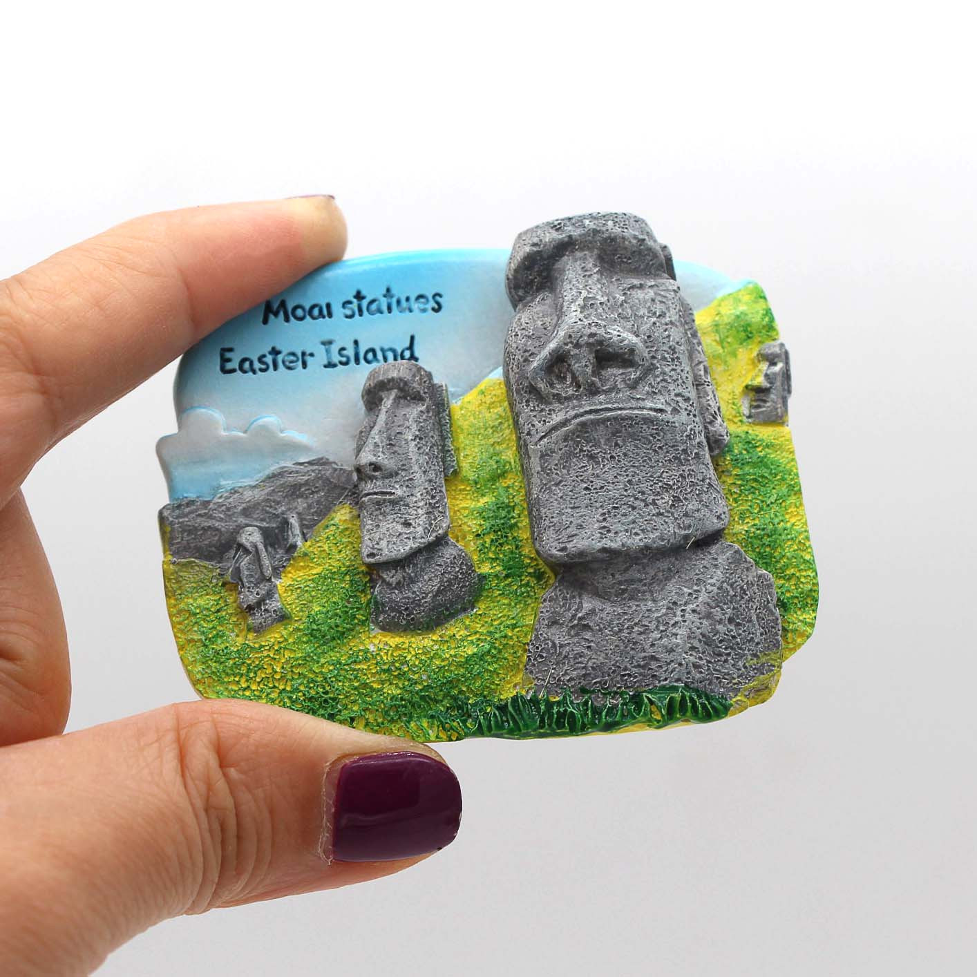 Image of 1pc Stone Statue Refrigerator Magnets Souvenirs