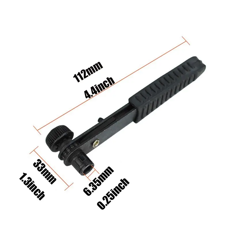 1pc Mini Black 1 4Inch 90 Right Angle Steel Ratchet Wrench Mini Screwdriver Sleeve Wrench Hand Tool