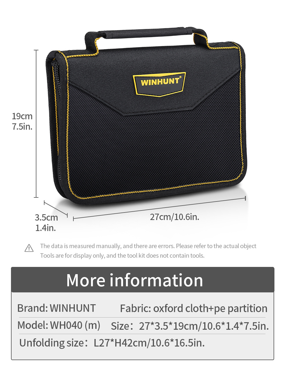 Winhunt Hardboard Tool Bag Large Small Portable Electrician Temu United Kingdom