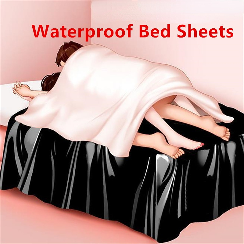 Waterproof Adult Sex Bed Sheets for Sex Game Lubricants Disposable Bed  Cover Couple Flirt Wet Play Black Oil-proof Flat Sheet