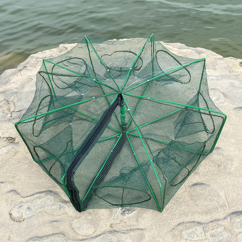 Opolski Fishing Bait Trap Folding Portable Crab Fish Net Cage
