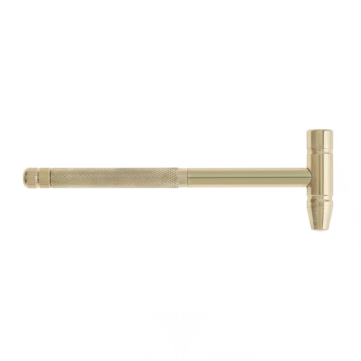 Brass Hammer 5-in-1 Mini Hammer Copper Plated Hammer With Screwdriver  Multi-function Golden Tool Hardware Tools Screwdriver1pcs)