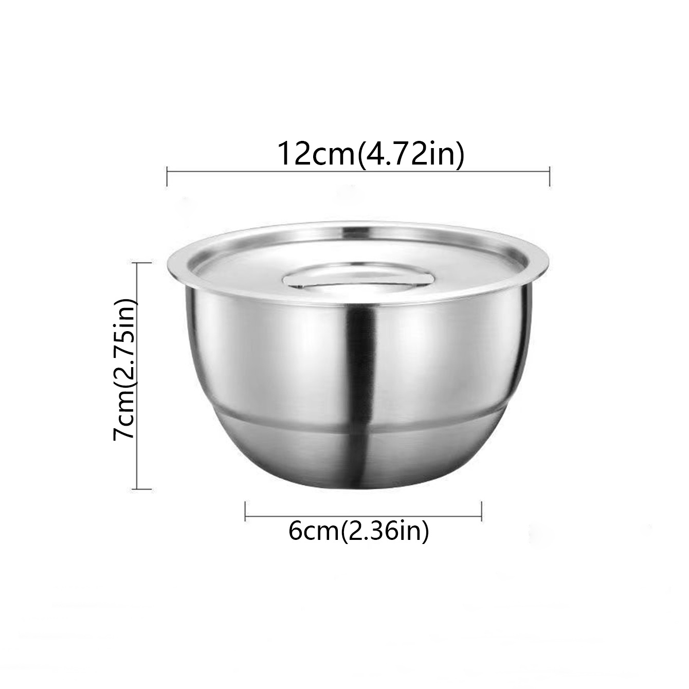 1pc Stainless Steel Steamed Egg Bowl Rice Bowl | Shop Now For Limited ...