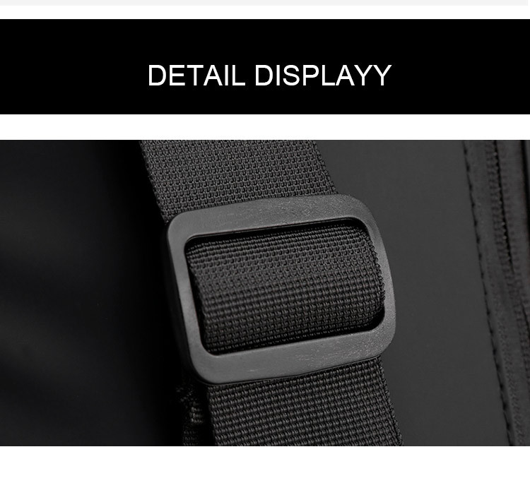 Fashion Casual Sports Combination Lock Antitheft Shoulder Messenger