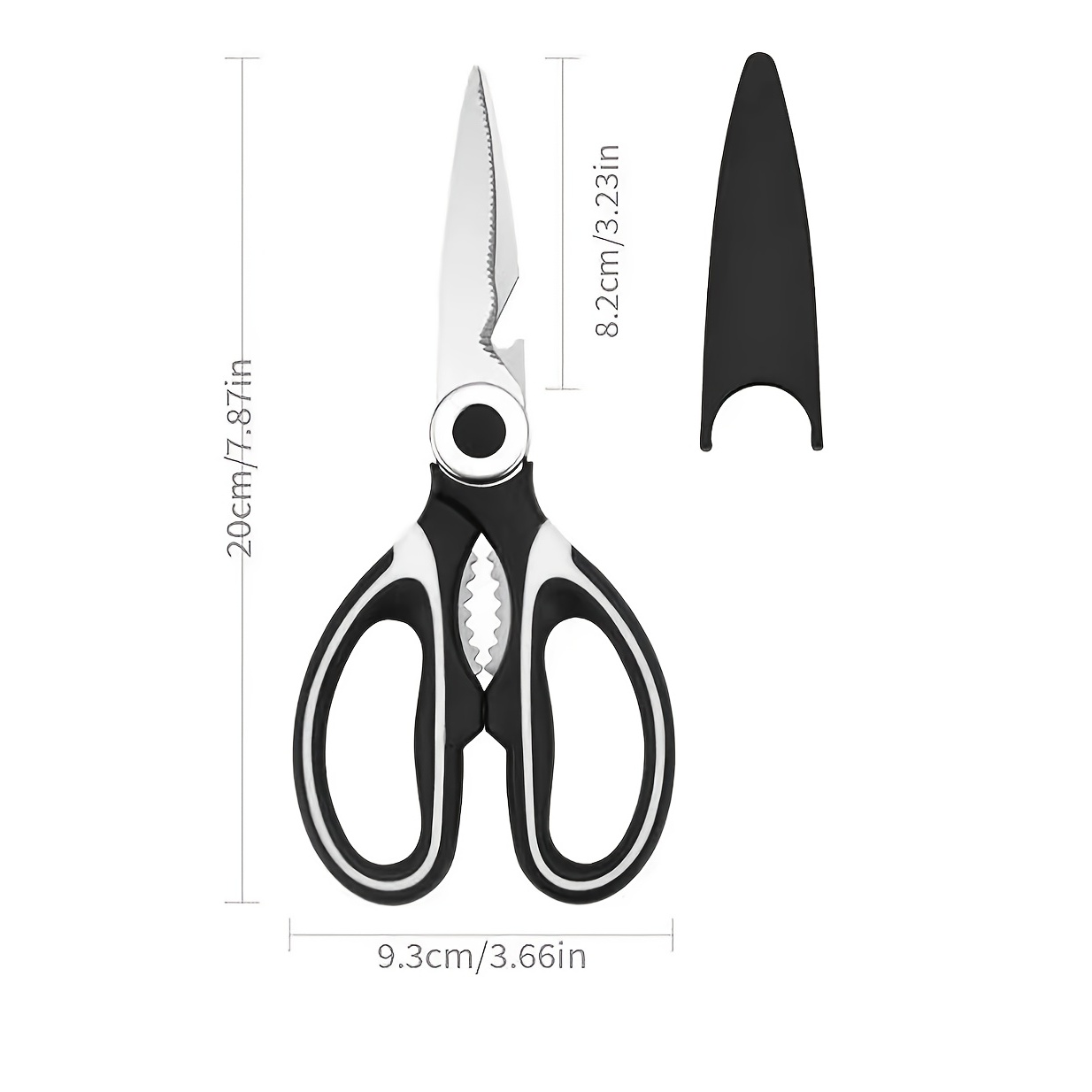 Stainless Steel Multi Purpose Scissors For Fish Vegetables Roast