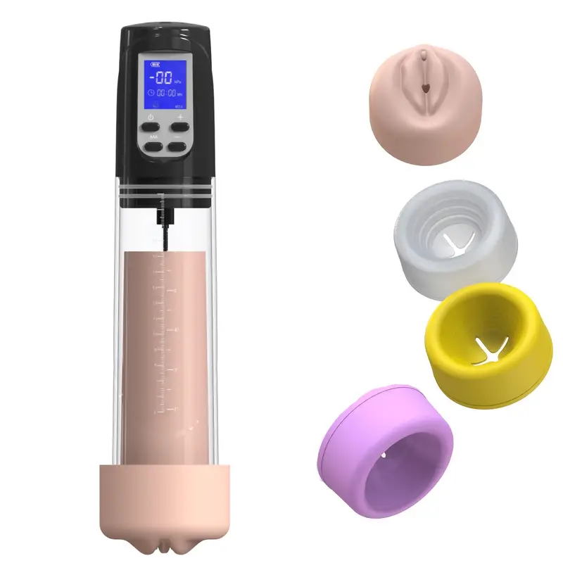 Bomba Eléctrica Ampliador de Pene Masculino Pompa Penis Pump Vacuum Enlarger