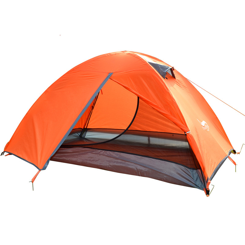 Backpacking Tent 2 Person Double Layer Camping Tents Waterproof 210d ...