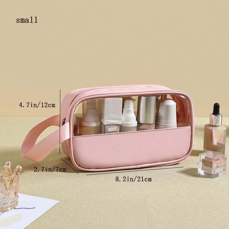 1 pieza Bolsa de almacenaje Maquillaje almacenamiento minimalista liso  plegable Maquillaje para casa, Moda de Mujer