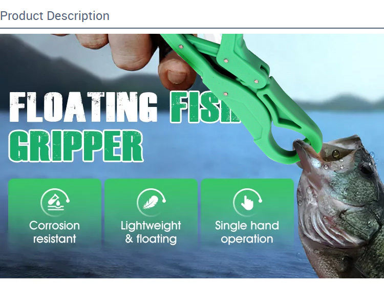 Rti Plastic Fishing Clip Non Rusting Fish Control Gripper - Temu