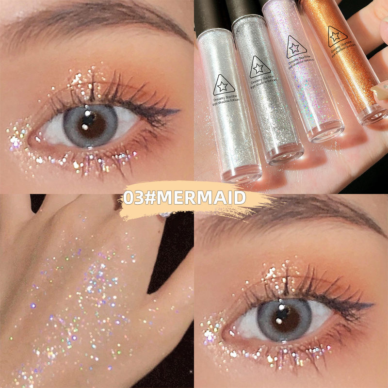 Liquid Eyeshadow Diamond Eye Shadow Waterproof Shimmer Glitter Makeup 12  Colors~