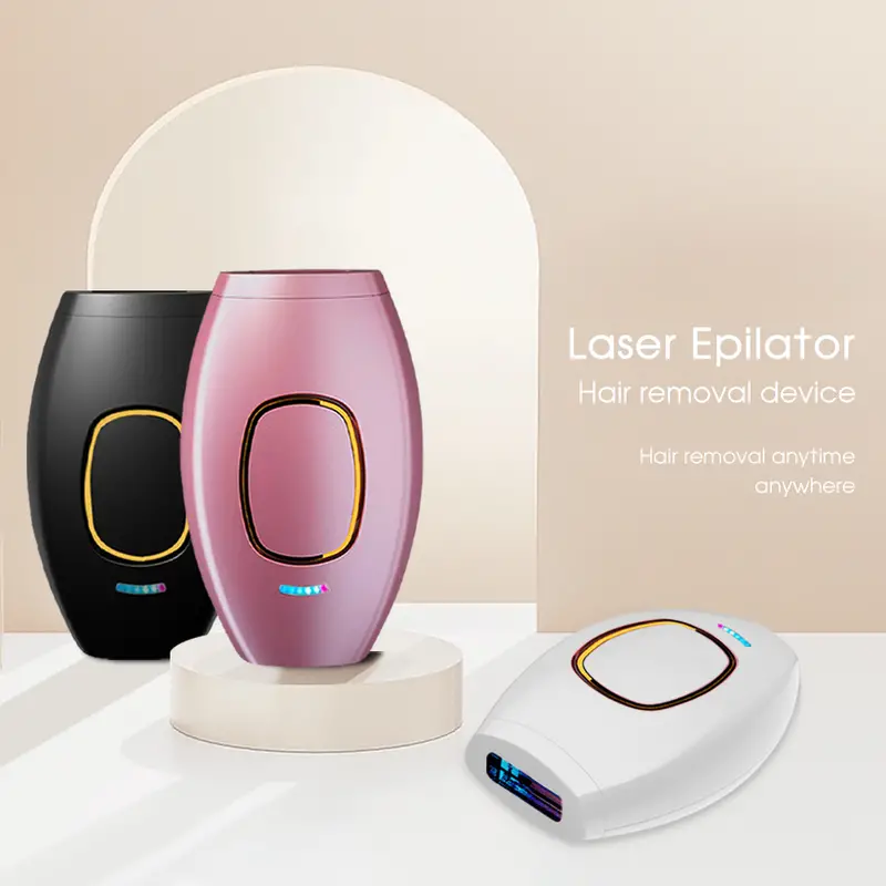 painless laser hair removal at home 500 000 flashes ipl epilator for women 5 level permanent bikini pubic hair remover device details 0