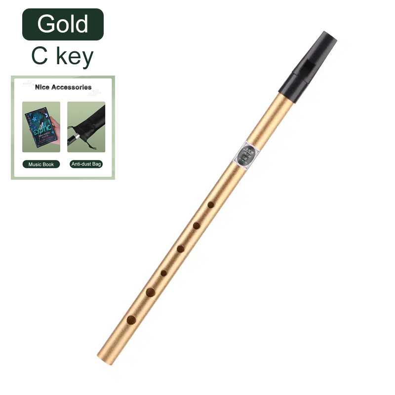 Irish Whistle Flute C/d Key Ireland Flute Aluminum Alloy Temu