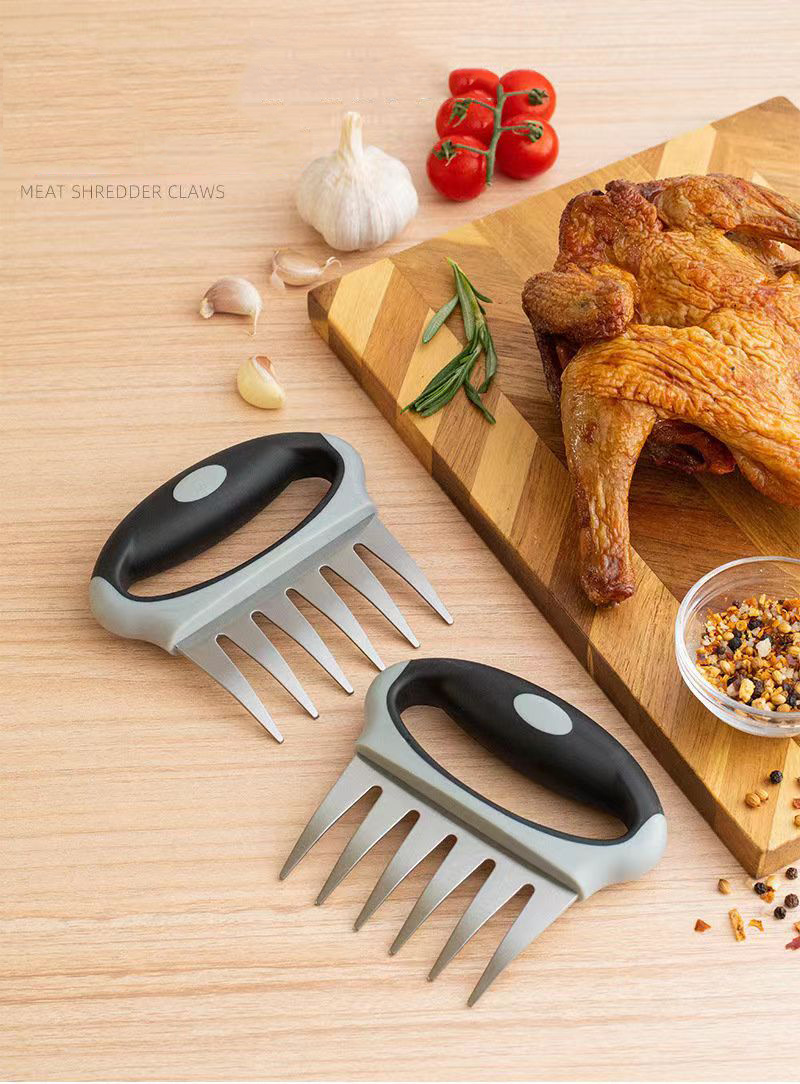 2pcs Otoware Meat Claws Stainless Steel Metal Bear Claws Meat
