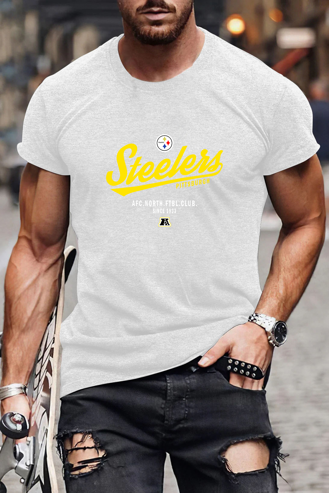 : Steelers Shirts for Men Mens T Shirt Printed Short Sleeve O  Neck Regular Fit Outdoor Lightweight Tees True Comfort Stylish Tops Light  Sweatshirt Men : Sports & Outdoors