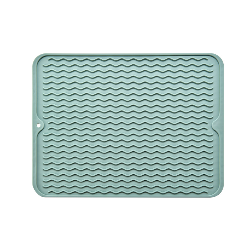 Silicone Sink Draining Mat Insulated Heat Resistant Kitchen Counter Sink  Mats Non Slip Dish Drying Pads Kitchen Accessories