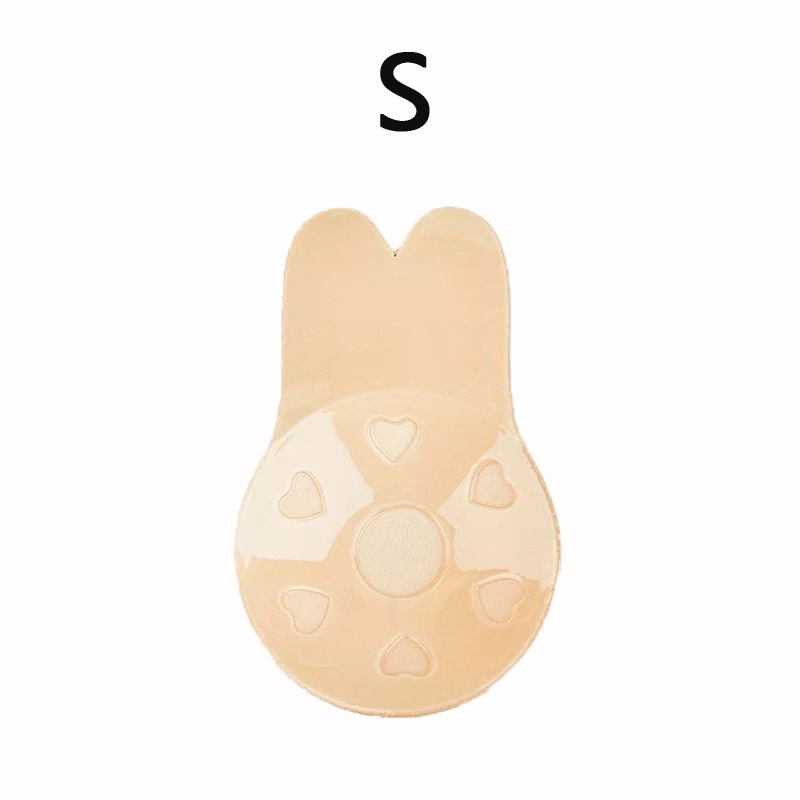 Rabbit Ears Breast Petals Nipple Covers Chest Patch, Anti-sag Push-up  Silicone Invisible Nipple Bra, Women's Lingerie & Underwear Accessories