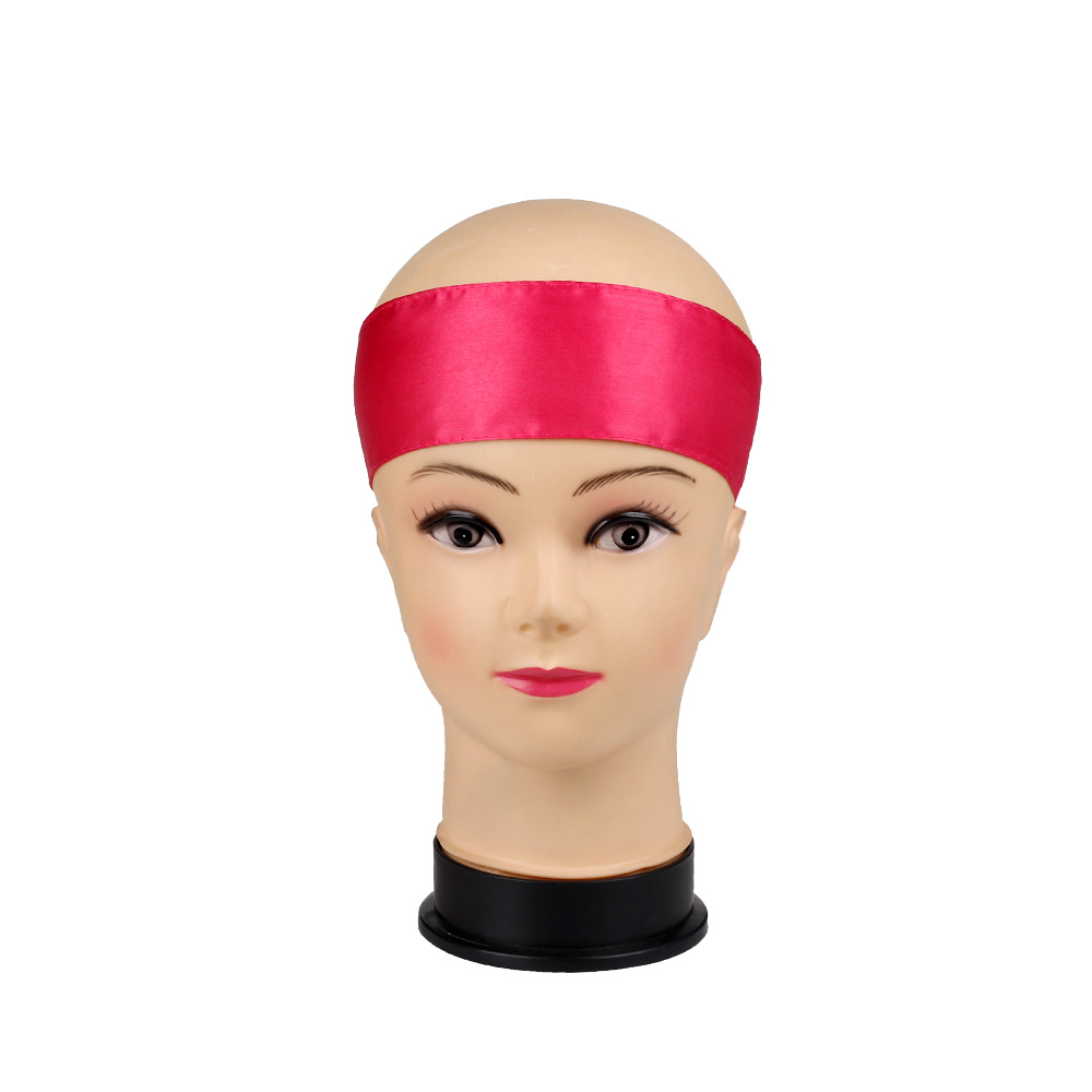 Polyester Satin Silk Head Scarf Hair Tie Band Hair Frontal Wraps