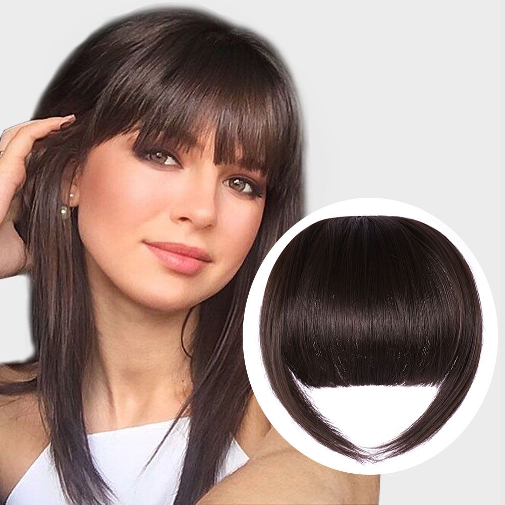 Bangs Clip In Bangs Hair Clip Thick Bangs Hair Clip Extension Neat Fringe  Hair Bangs With Temples Hair In Clip Natural Flat Bangs Invisible  Hairpieces Bangs For Daily Wear | Free Shipping