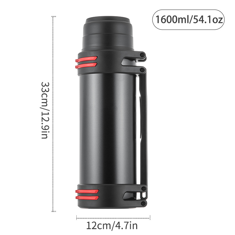 High Quality Water Bottle 316 Stainless Steel Cold Hydroflask Thermos Large  Capacity Thermal Mug Cup Sport Cycling Vacuum Flask