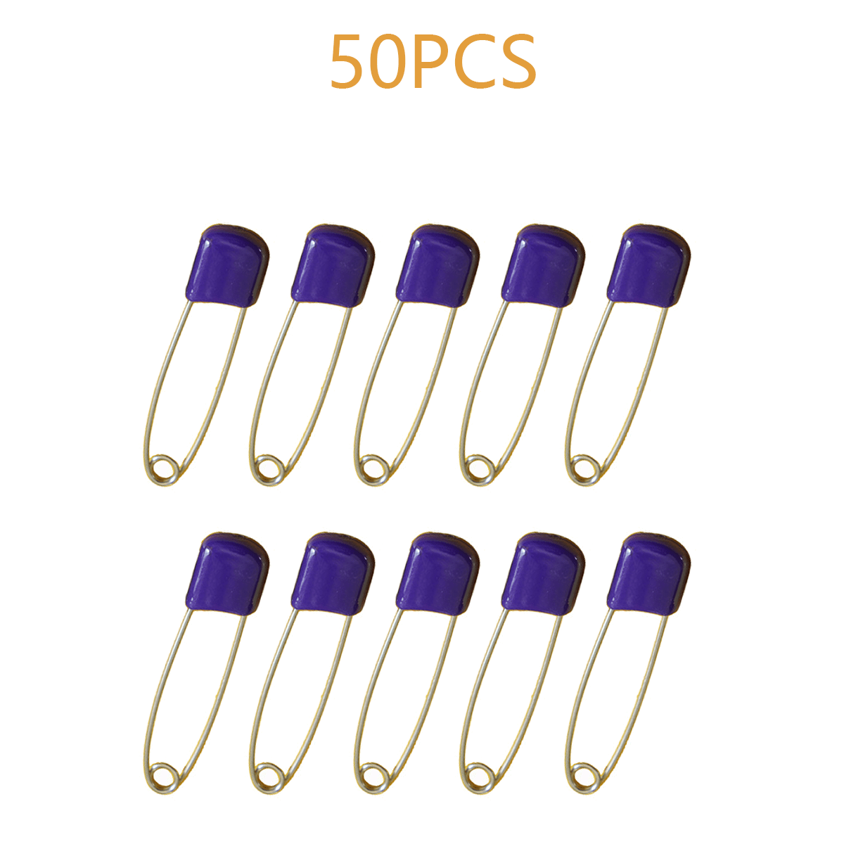 OsoCozy Cloth Diaper Nappy Pins 100 Packs - 100 Stainless Steel Safety Pins  with Locking Plastic Heads. Durable, Safe and Cute 2.2 Inches Long, Diaper  Pins For Cloth Diapers 