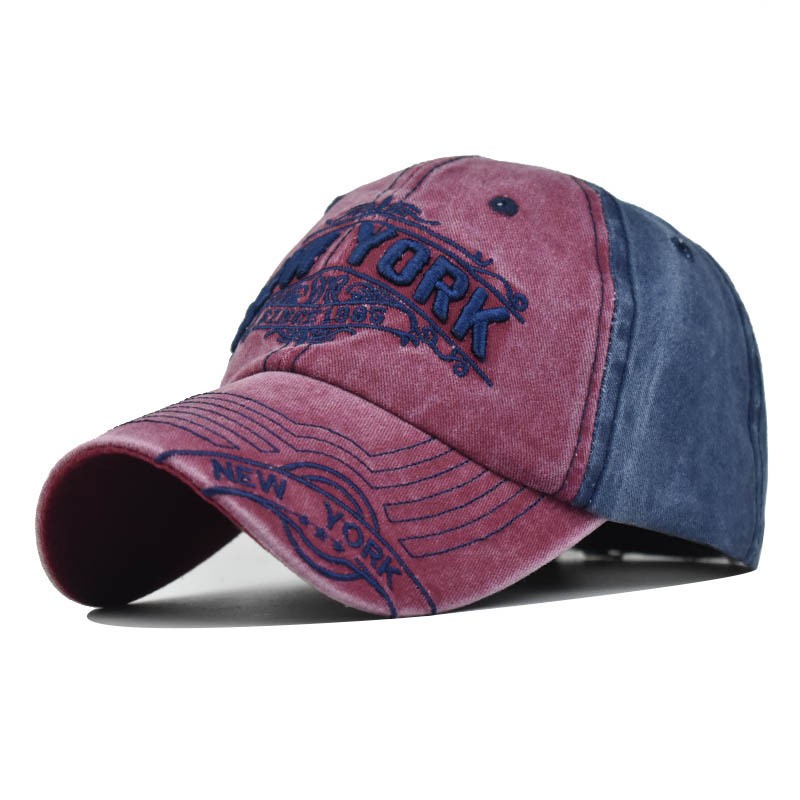 2020 Ny Three-Dimensional Embroidered Hat European and American