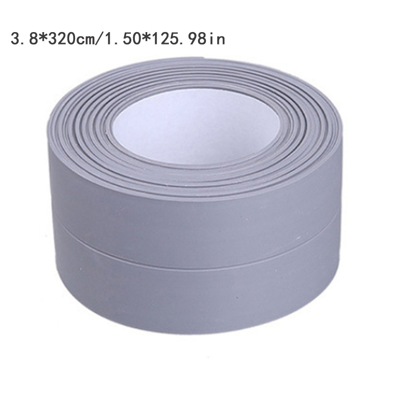 Waterproof Adhesive Tape For Kitchen And Bathroom - Sink Gap Sealing Tape,  Waterproof Mildewproof Self-adhesive Wall Edge Seam Tape Used For Tub Sink  Shower And Toilet 1 1/5” X 11