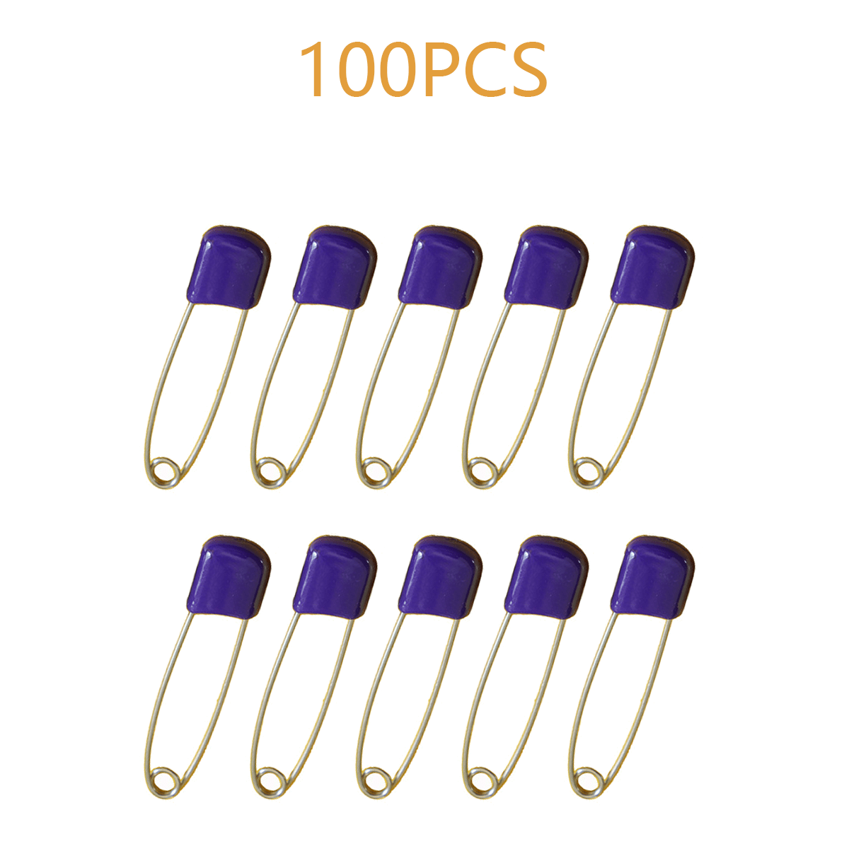 Lowest Price Hot Sale Safety Pins 50Pcs Craft Pins Plastic Head Pins Nappy Pins  Baby Diaper Locking Pin Locking Cloth Pins Lock Baby Clothes Pins