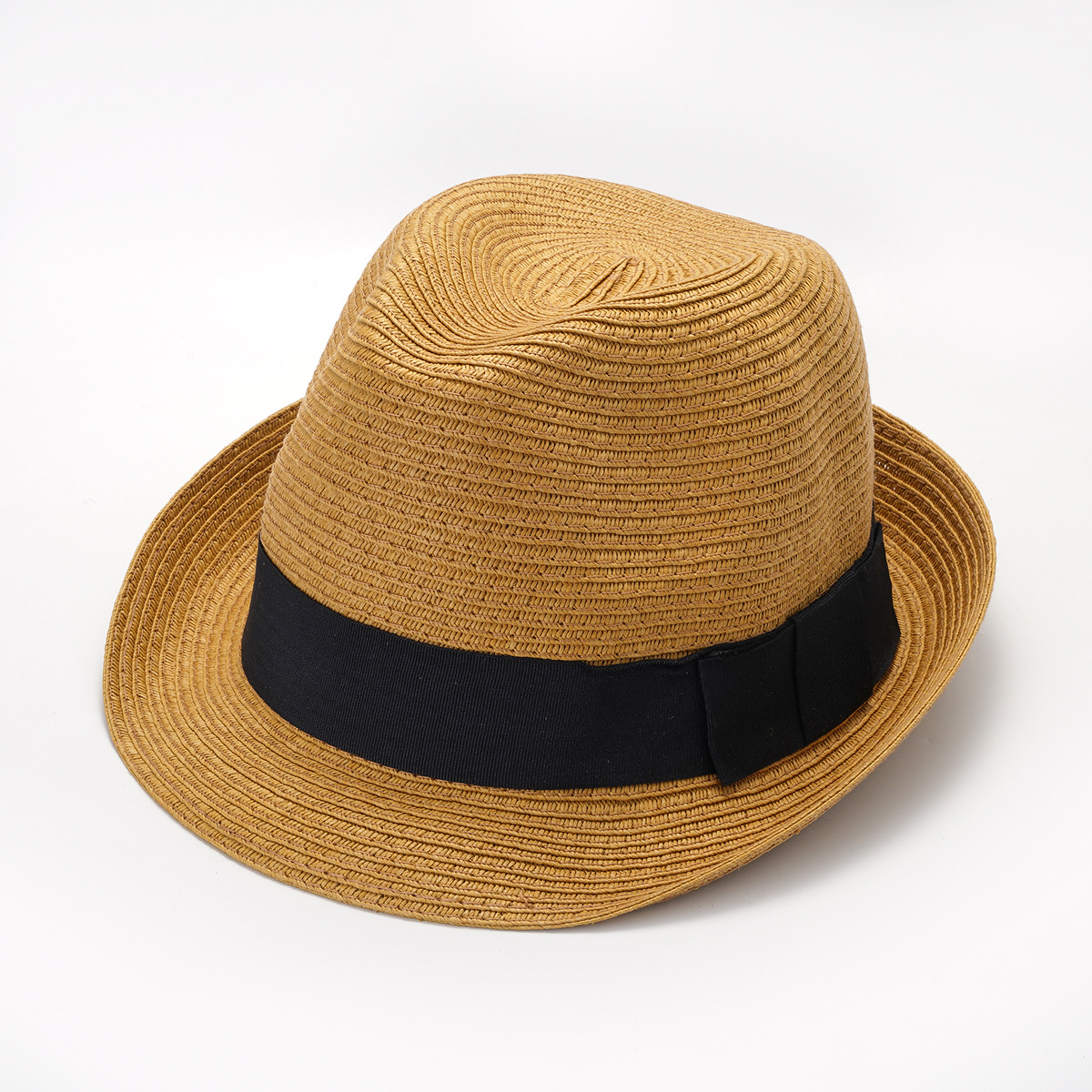 New Breathable Straw Small Top Hat Mens Korean Version Summer