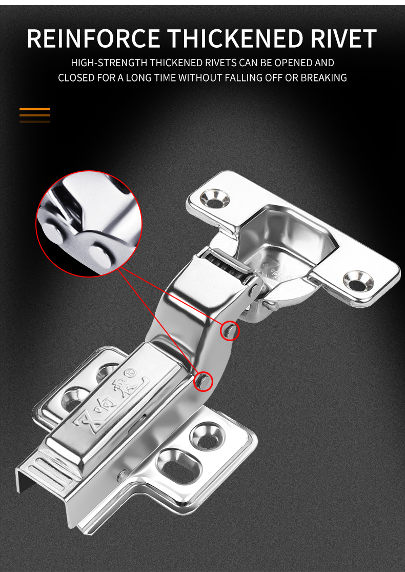 1pc Hinge Hydraulic Stainless Steel Temu