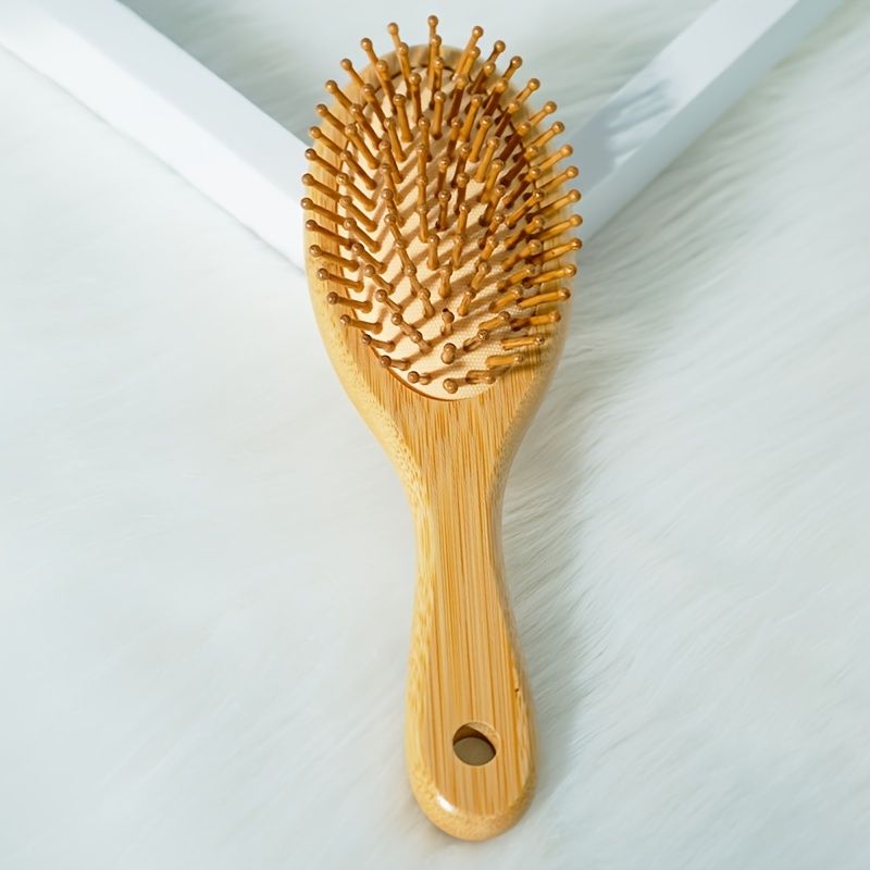 Hair Comb Premium Wooden Bamboo Hair Brush Wooden Hairbrush Bamboo Comb  Teeth Combs For Women | Shop The Latest Trends | Temu