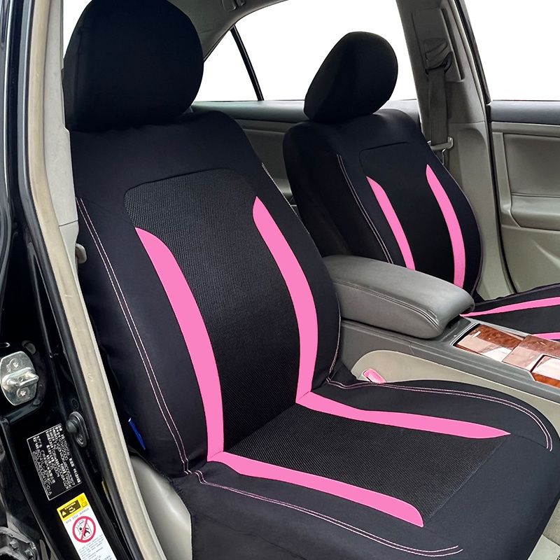 Reversible Satin Auto Kopfstützenbezug Verstellbar-Pink - .de