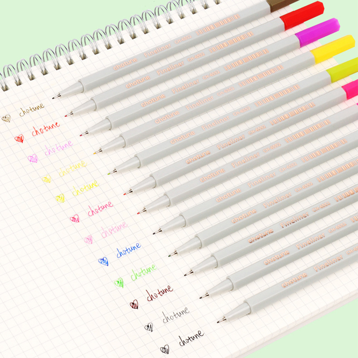 12colors / 36 Colors Journal Planner Pens Colored Fine Point - Temu